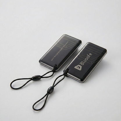 Blusafe スマート ドア ロック RFID キーカード 2 パック キーカード、キータグ ブラック