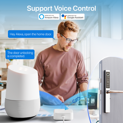 Most Wi-Fi Blusafe - TTLock Most Bluetooth WiFi Hasło odcisku palca Inteligentny elektroniczny zamek do drzwi Most domowy Ttlock App Control Hub