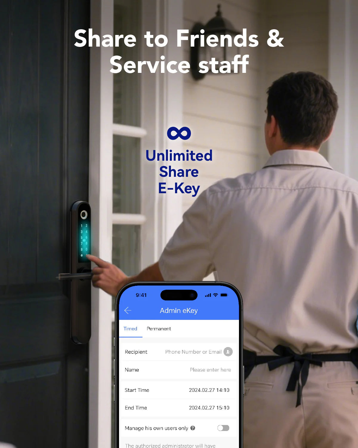 Apollo Safe Way Blusafe Apollo Smart Door Handle — Fingerprint, Keypad, RFID – Blusafe UK