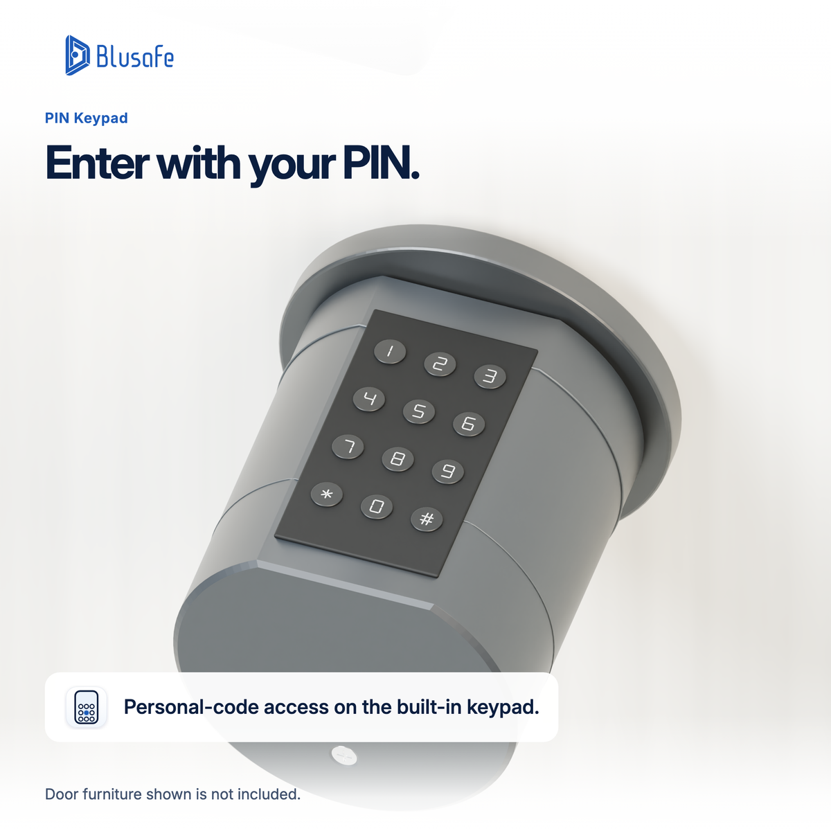 Blusafe Axis — PIN Keypad