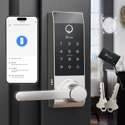 Blusafe Contour Smart Door Lock — With or Without Camera
