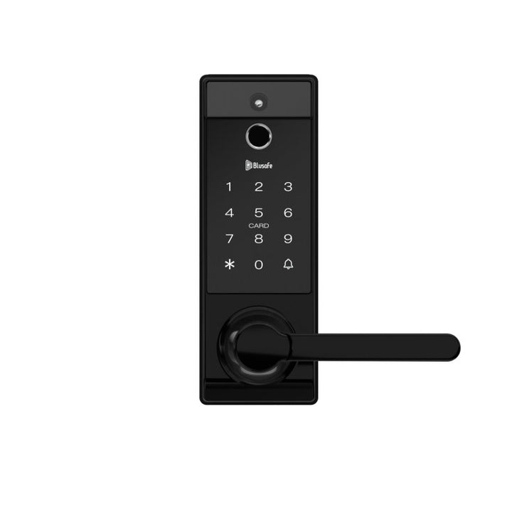 Blusafe Contour V Black - Smart Lock, Camera + Doorbell + Fingerprint ...