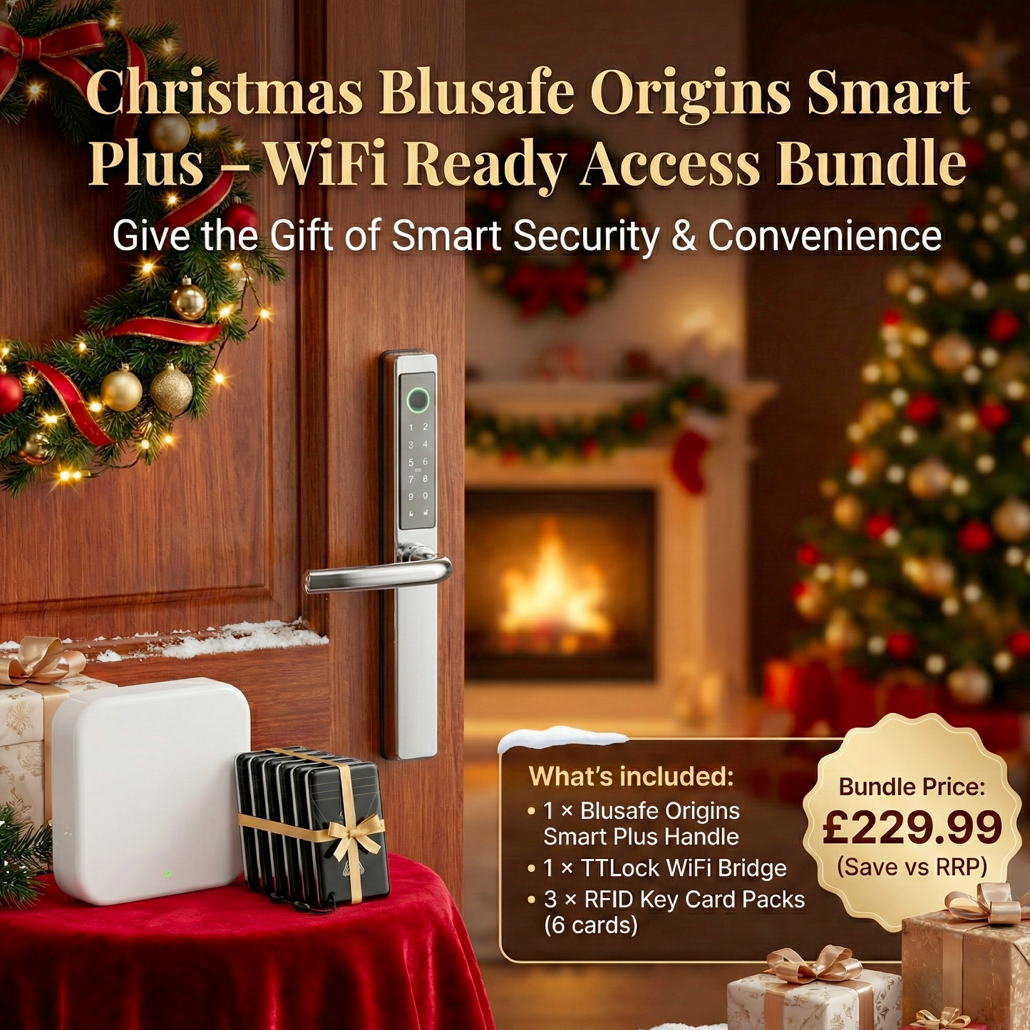 Christmas Blusafe Origins Smart Plus – WiFi Ready Access Bundle (Best Value Kit)