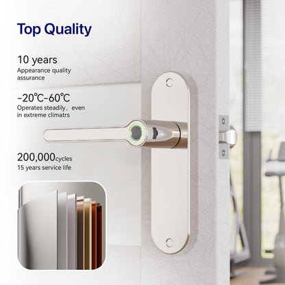 Blusafe Breeze Plus Internal Smart Door Handle — Fingerprint & App