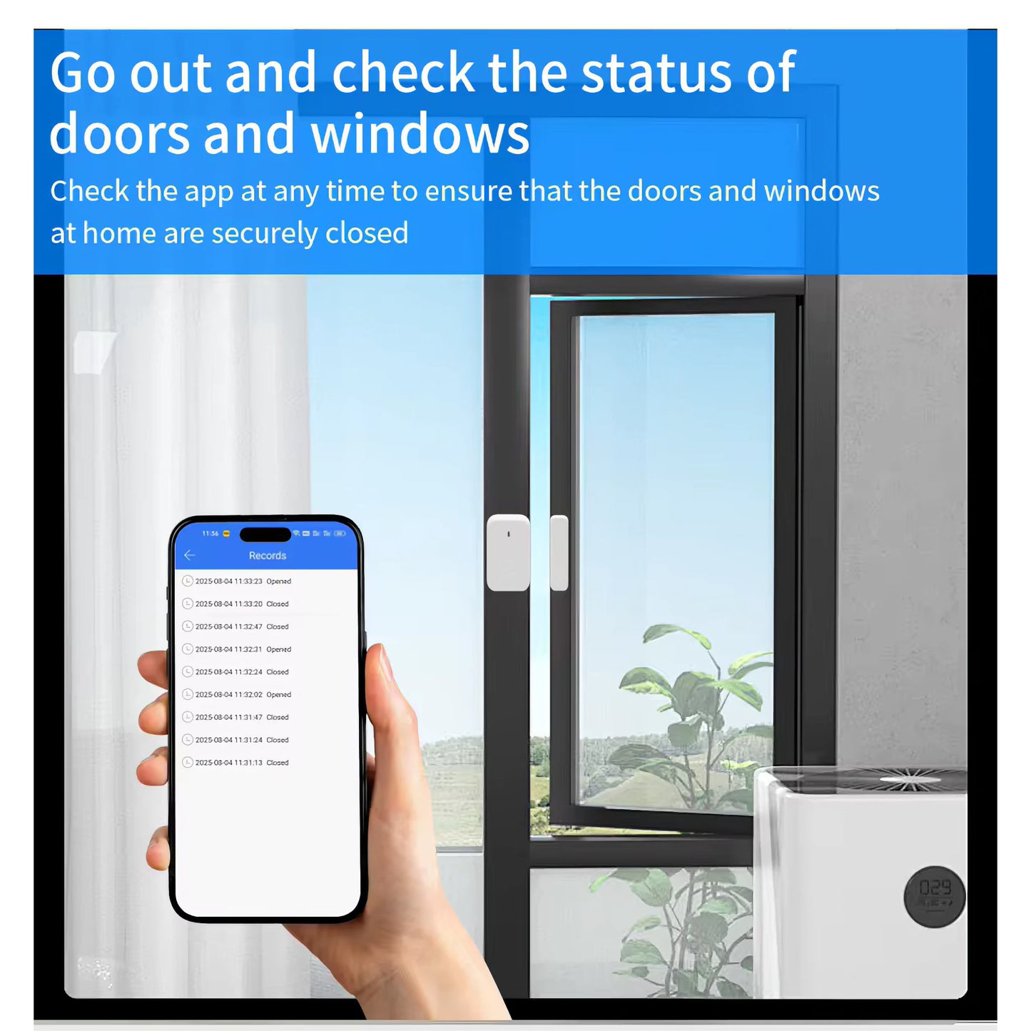 Blusafe DS3 Wi-Fi Window & Door Sensor