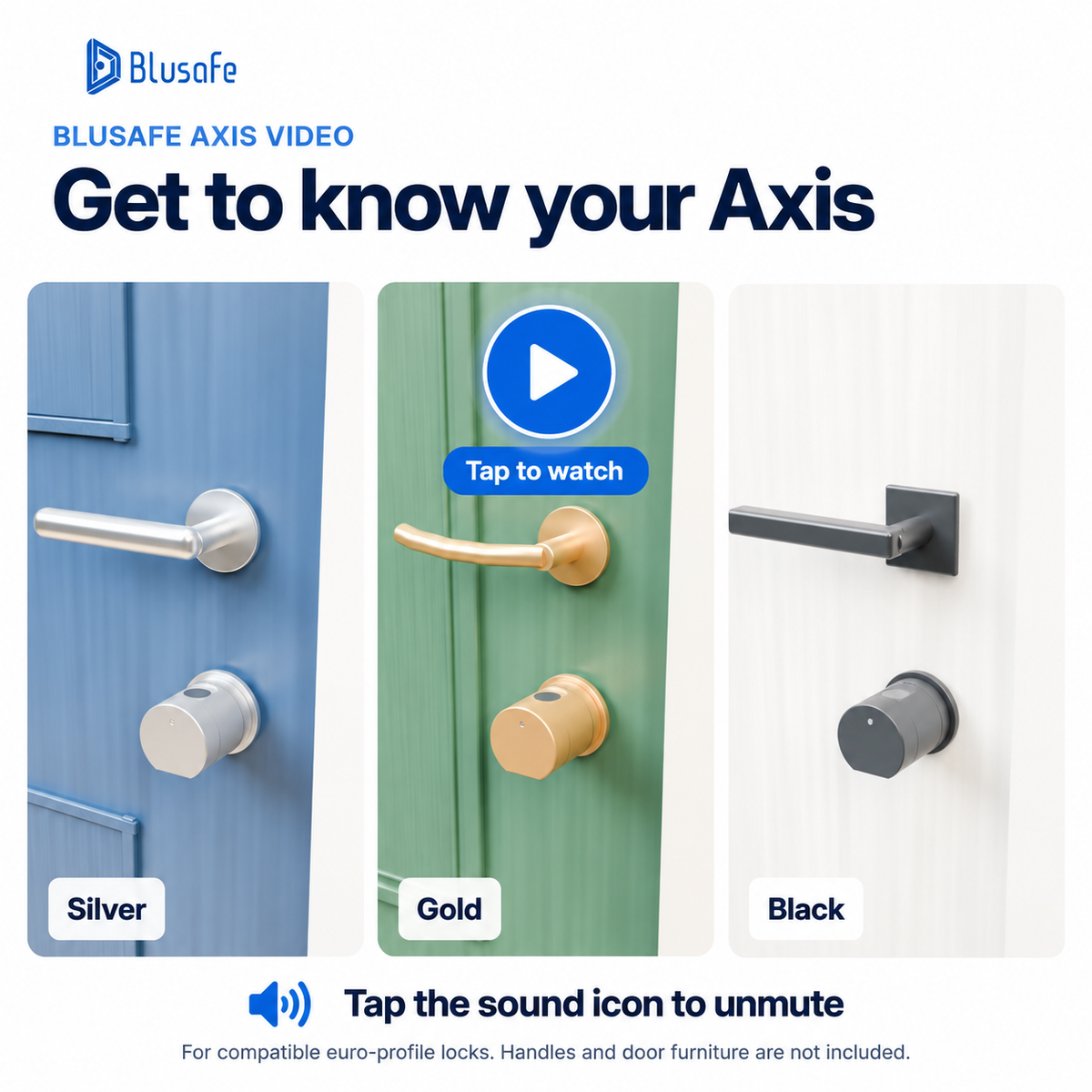 Blusafe Axis video — Get to know your Axis. Tap to watch; tap the sound icon to unmute.